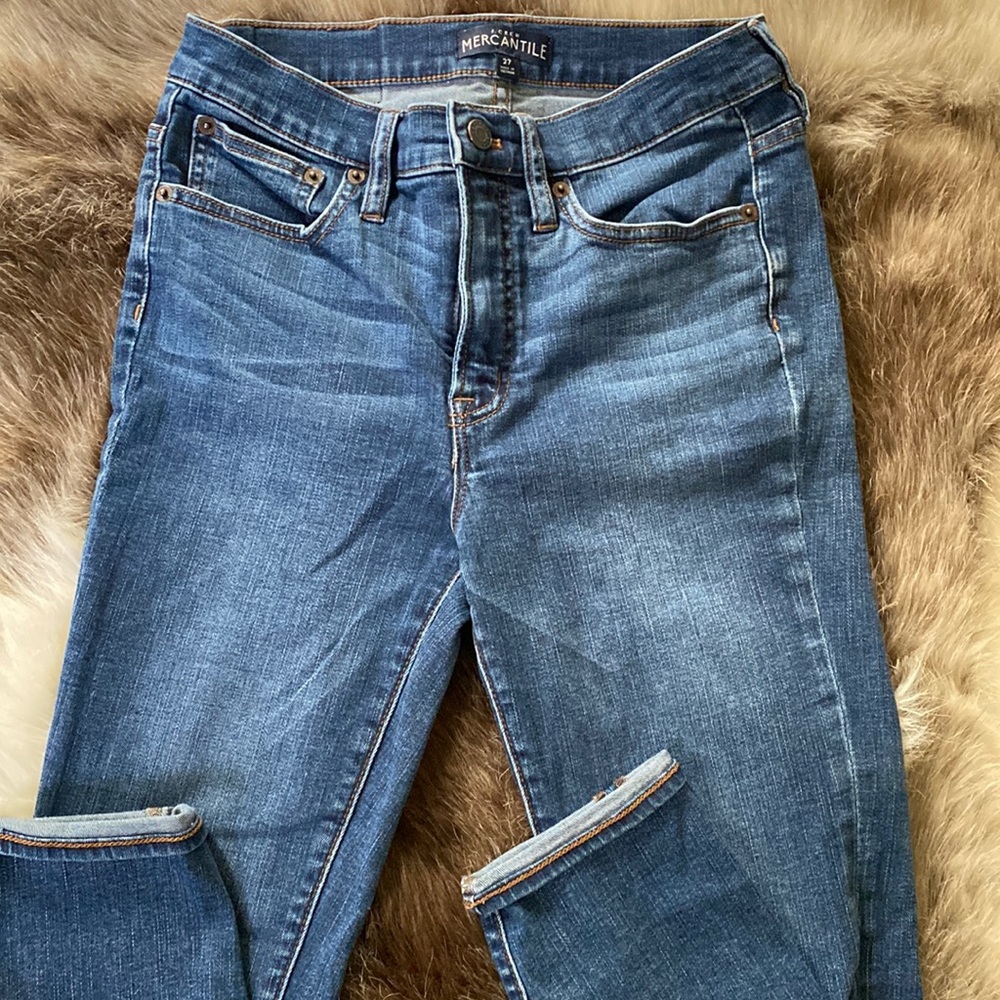J. Crew Mercantile High Rise Skinny Jeans